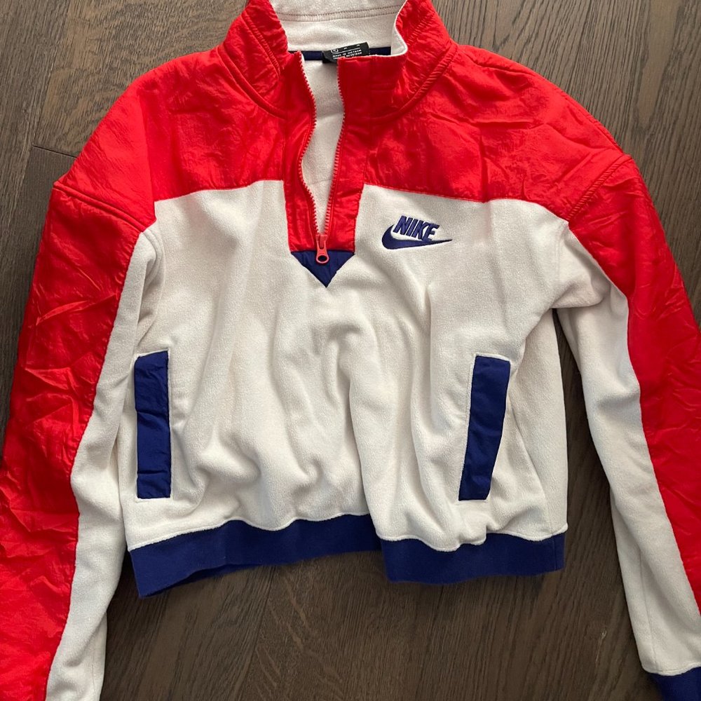 Nike Fleece Jacket Pullover - Picture 1 of 3